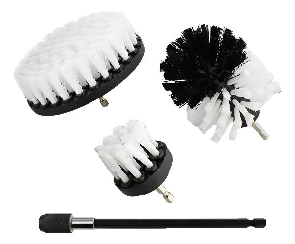 Producto - SET DE CEPILLOS PARA TALADRO CON EXTENSOR PARA TAPIZADO