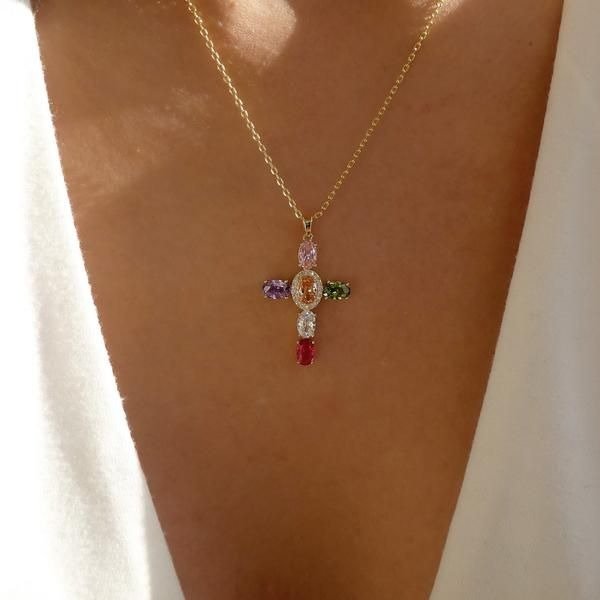 Producto - Collar religión colores gold