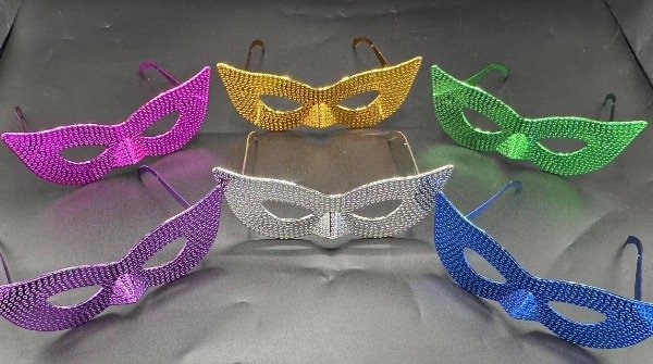 Producto - YJ0803 Anteojo Plástico de Antifaz Colores 12U