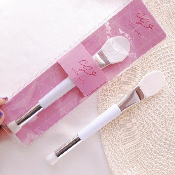 Producto - Brocha pincel dúo punta de silicona para mascarillas