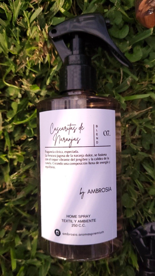 Producto - Cascaritas de Naranjas - Spray textil y ambiental