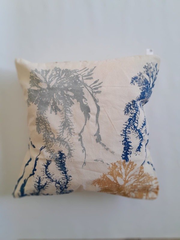 Producto - funda algas azul -celeste -ocre