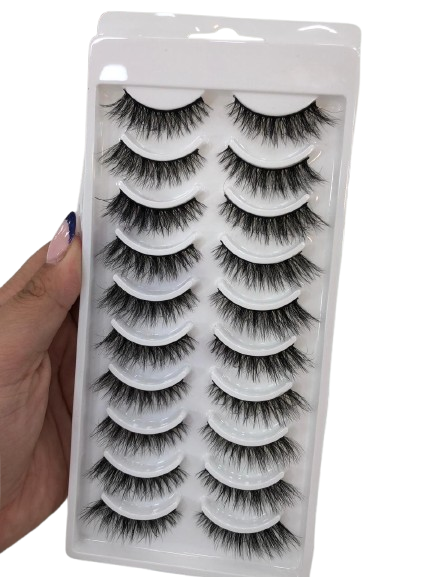 Producto - Pestañas x10 Frann Estilista Makeup