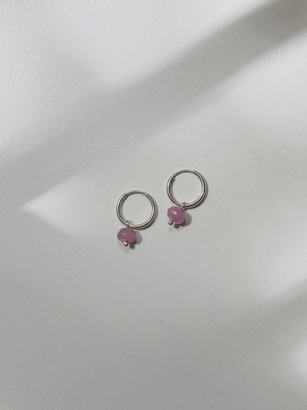 Producto - Argollas Gaia con piedra