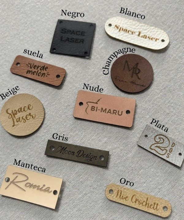 Producto - Etiquetas Cuero Pu