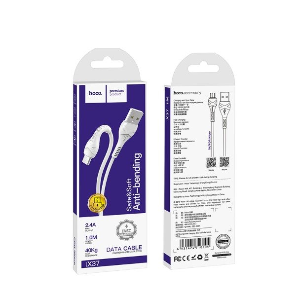 Producto - HOCO - X37 Cable Micro (1M) - 0