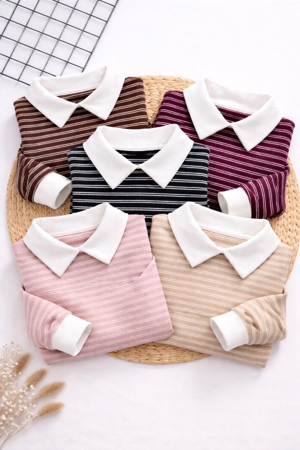 Producto - CURVA BUZO OVERSIZE RAYADO