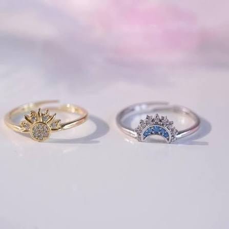 Producto - Anillos Para Compartir Sol y Luna - 1