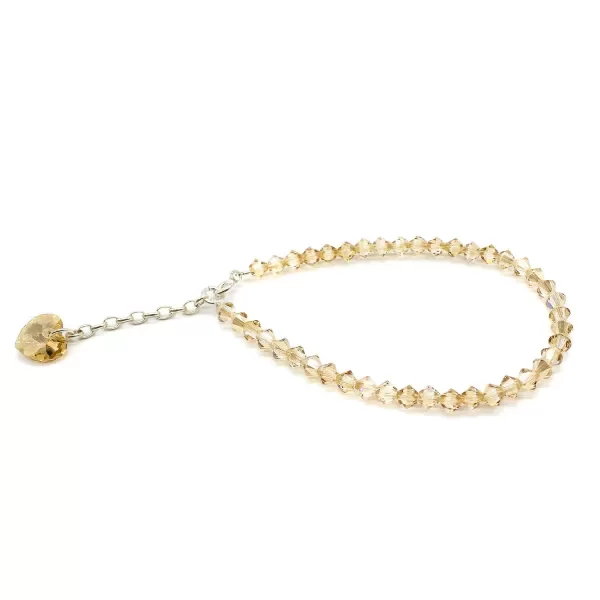 Producto - Pulsera ámbar con cristal Swarovski