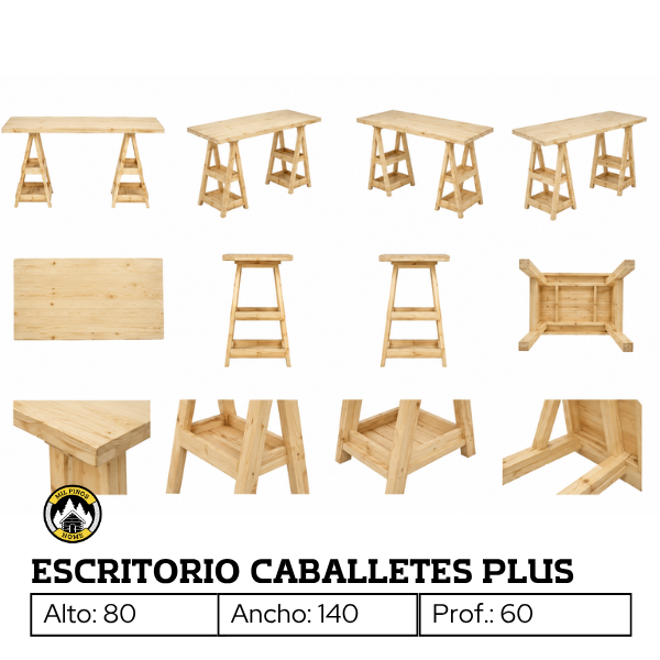 Producto - ESCRITORIO CABALLETES PLUS - 2