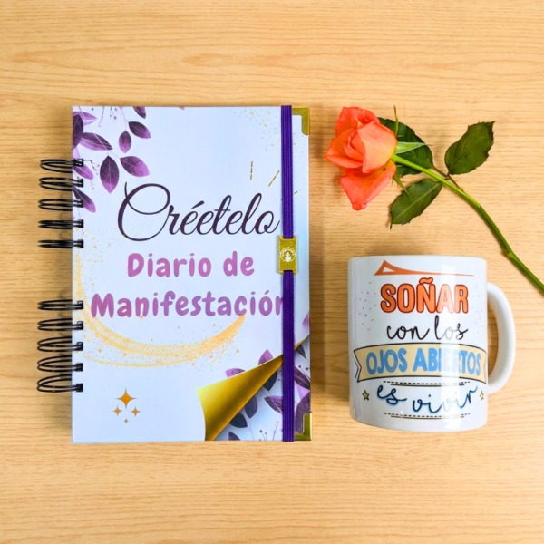 Producto - Diario de Manifestación + Taza personalizada - 1