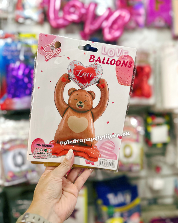 Producto - Globo Oso con corazón