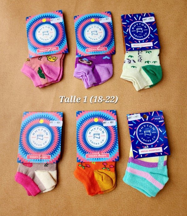 Producto - Soquetes Rhyton 451 Rhyton Talle 1 (18-22)