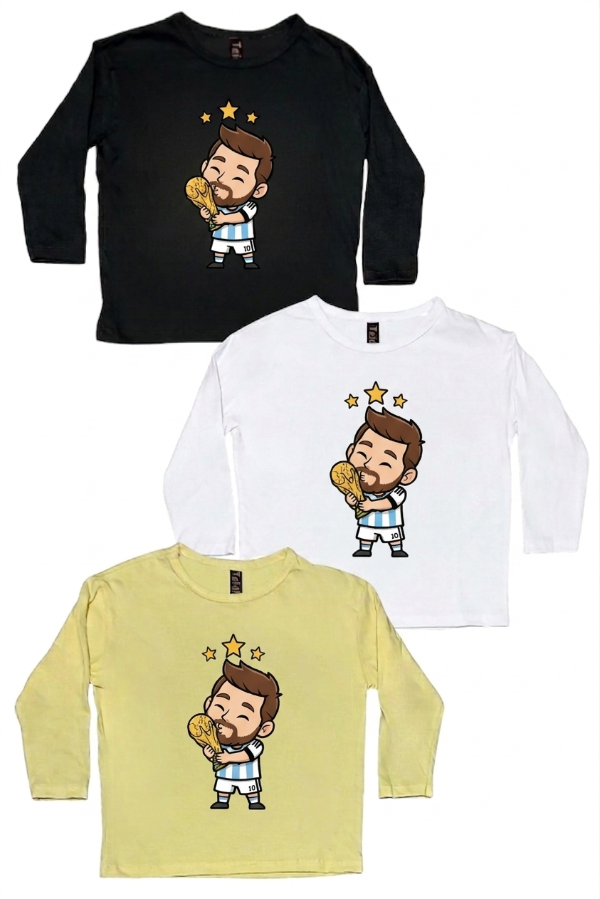 Producto - Camiseta Messi Beso Copa Niño