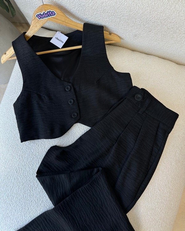 Producto - Set Siena / Conjunto Sastrero de Chaleco y pantalón pizado