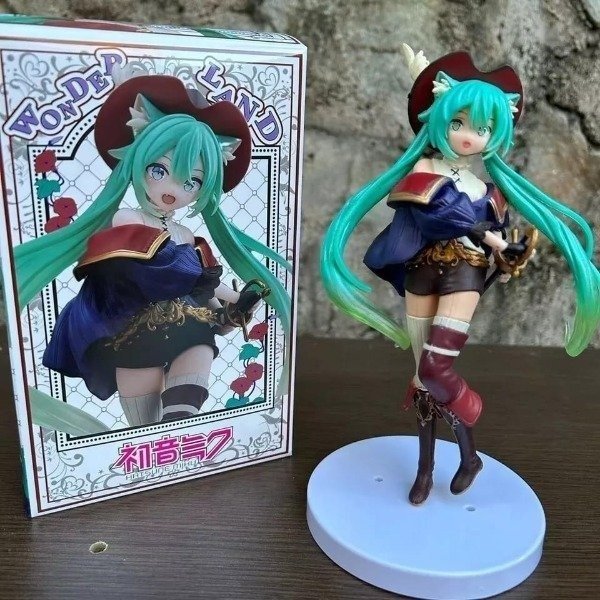 Producto - Figura Miku Hatsune - Wonderland Mosquetera - Vocaloid 21cm