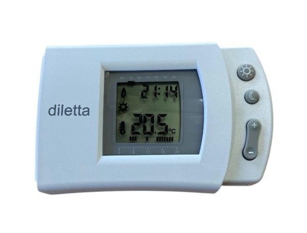 Producto - TERMOSTATO AMBIENTE DILETTA 5 A 30 grados  CON DISPLAY