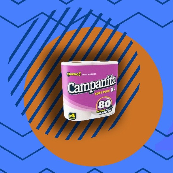 Producto - HIGIENICO CAMPANITA 10 X 4 X 80MTS XL PLUS