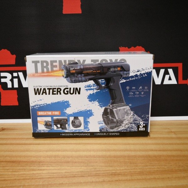 Producto - PISTOLA DE AGUA NEGRA C/LUZ Y SONIDO RM21