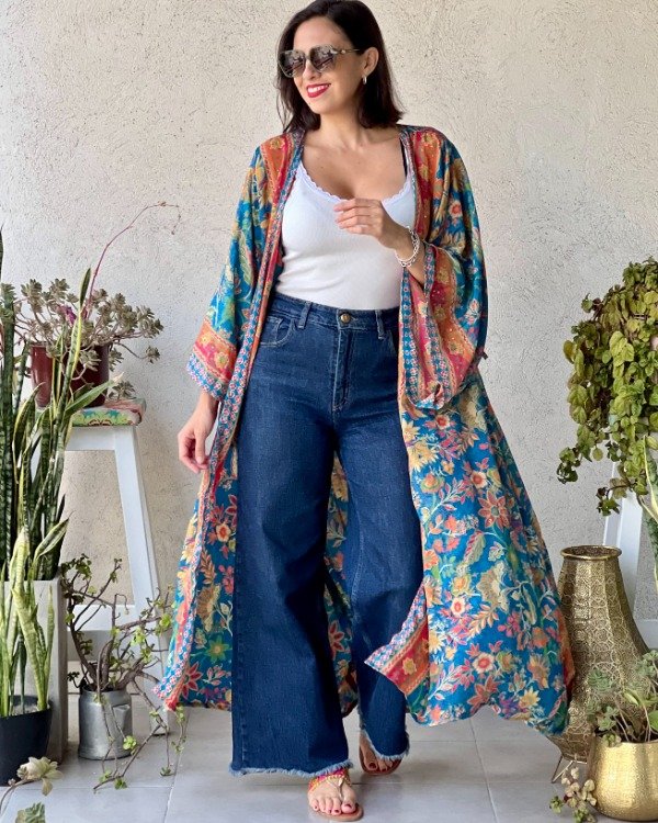 Producto - Kimono Goa Turquesa M a 2XL