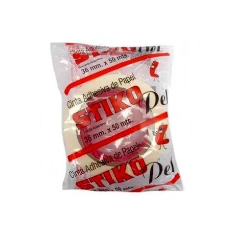 Producto - CINTA DE PAPEL 36MMX50MTS X1 UNIDAD STIKO