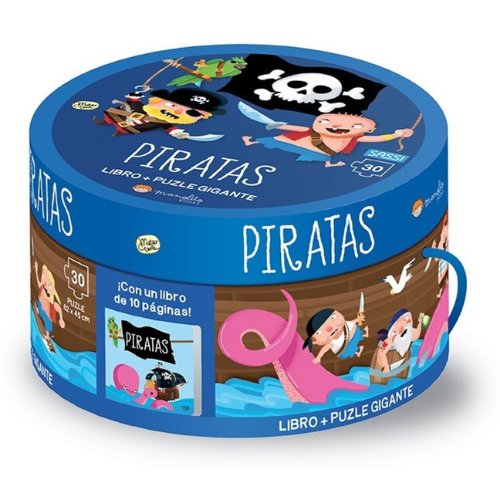 Producto - Piratas (Rompecabezas caja circular)