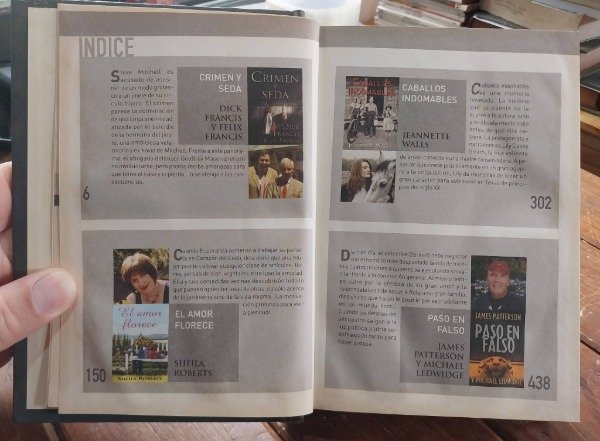 Producto - Crimen y seda FRANCIS El amor florece ROBERTS Caballos indomables WALLS y más