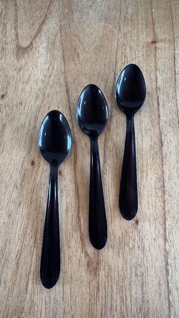 Producto - Cuchara metalizada negra