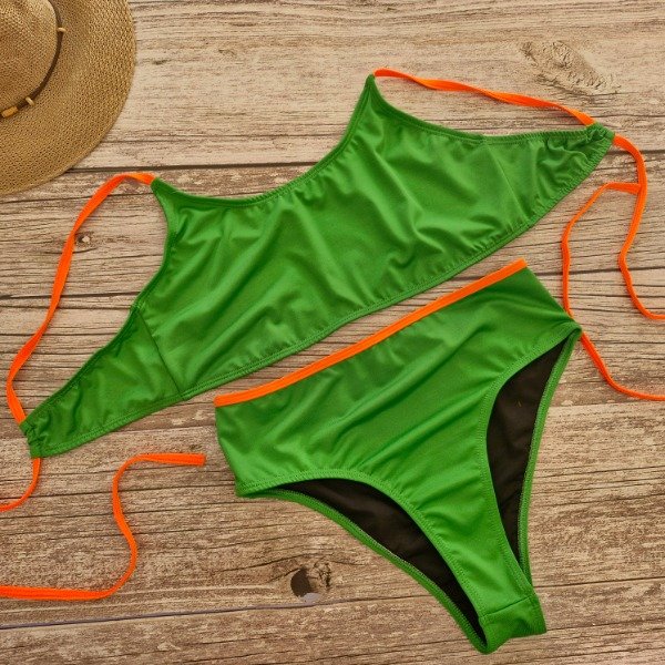 Producto - Bikini top y vedetina verde REINA - 110/115