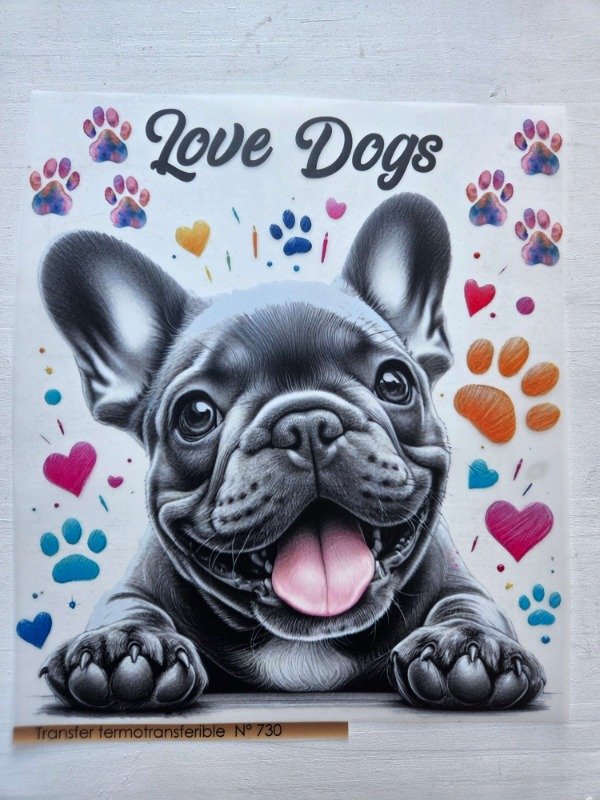 Producto - Transfer termotransferible BULLDOG  2 x 30cm