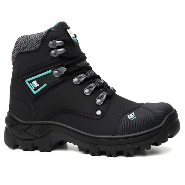 Producto - BOTA CAT negro y turquesa