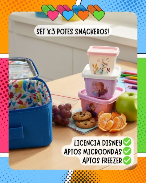 Producto - Set x3 mini potes Disney Frozen