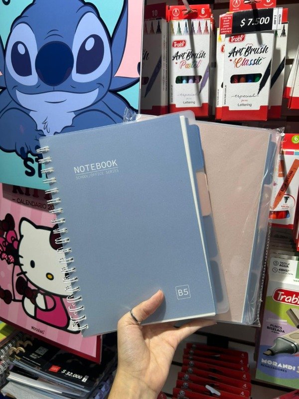 Producto - Cuaderno Morandi B5 Solapitas 17,6 x 25 cm