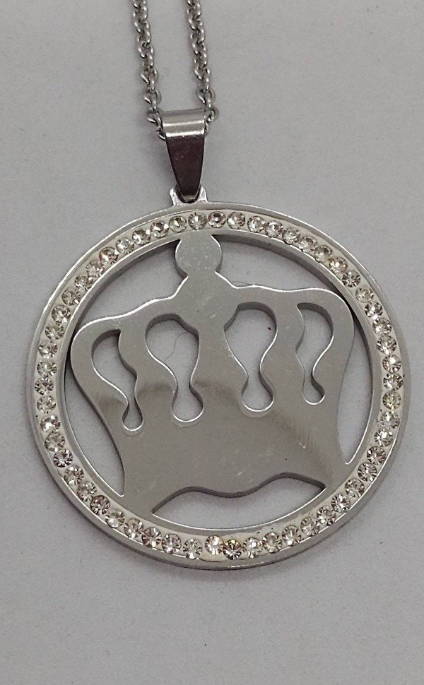 Producto - Medalla circular con strass - 3