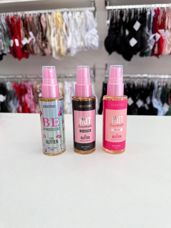 Producto - Body splash afrodisiacos con glitter