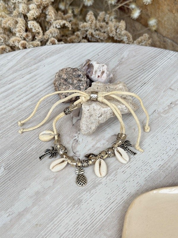 Producto - TOBILLERA CARACOL CREMA