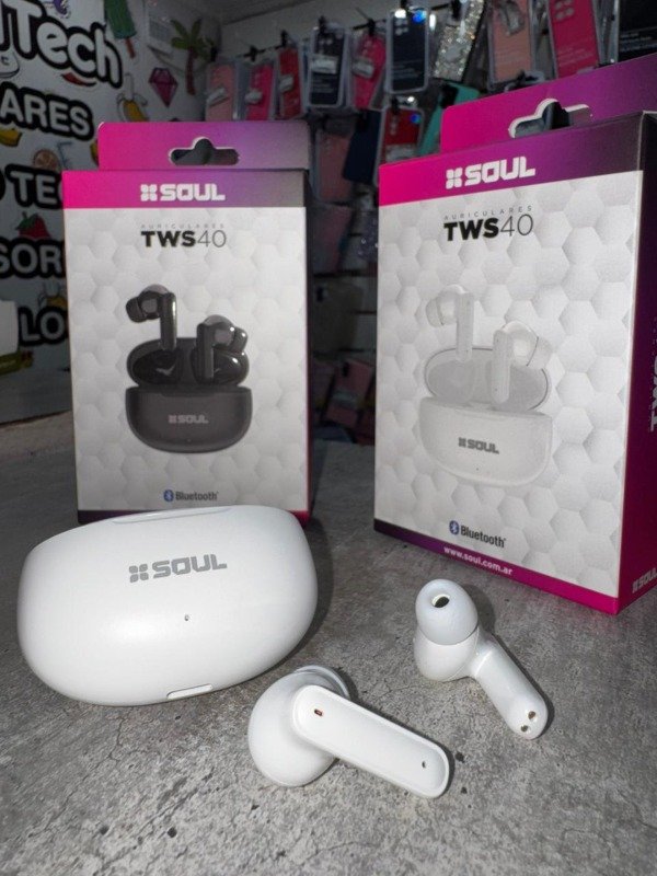 Producto - AURICULAR BT SOUL TWS 40 BLANCO