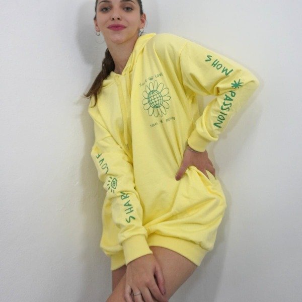 Producto - 667 - MAXIBUZO ESTAMPADO CAPUCHA