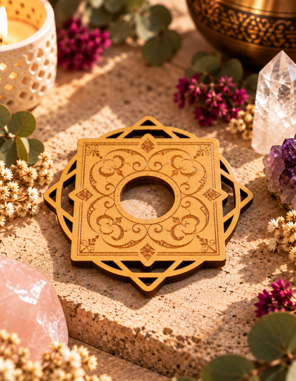 Producto - Soporte para Esfera Mandala en Madera - 1