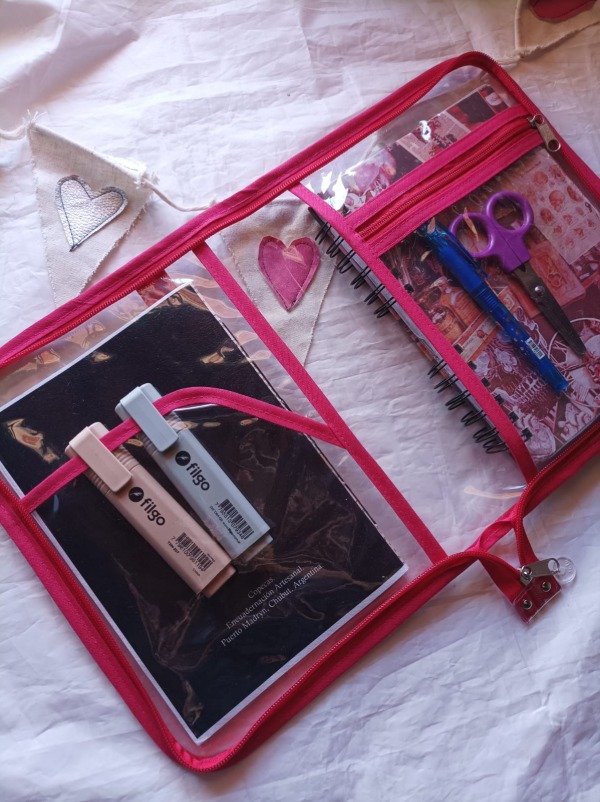 Producto - Organizador agenda A5 rojo/fucsia