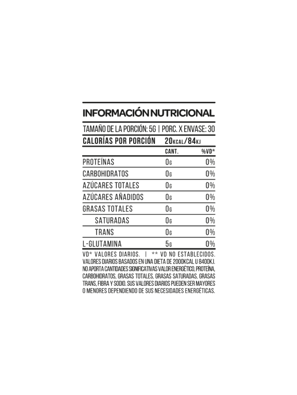 Producto - L-GLUTAMINE 150 GRS. - STAR NUTRITION - 1