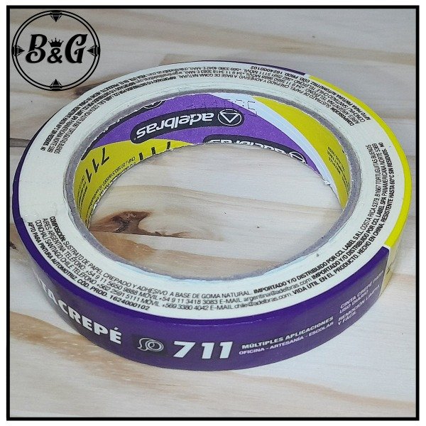 Producto - Cinta Papel Adhesiva Importada 24mmx40m (UNIDAD)