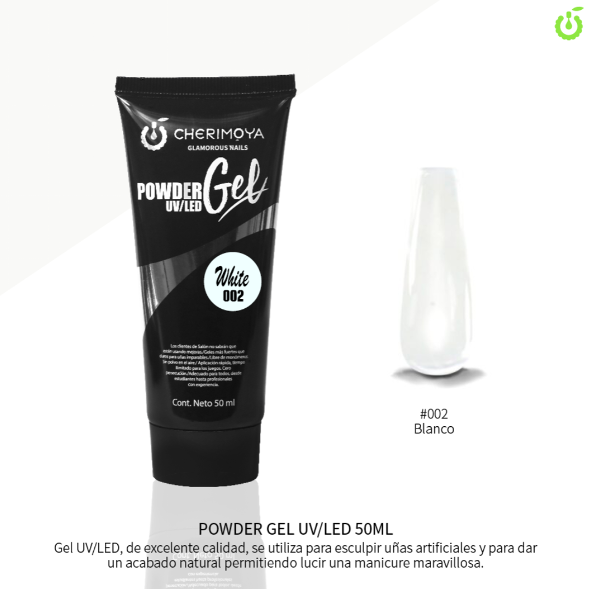 Producto - Polygel Blanco #02 Cherimoya 50ml