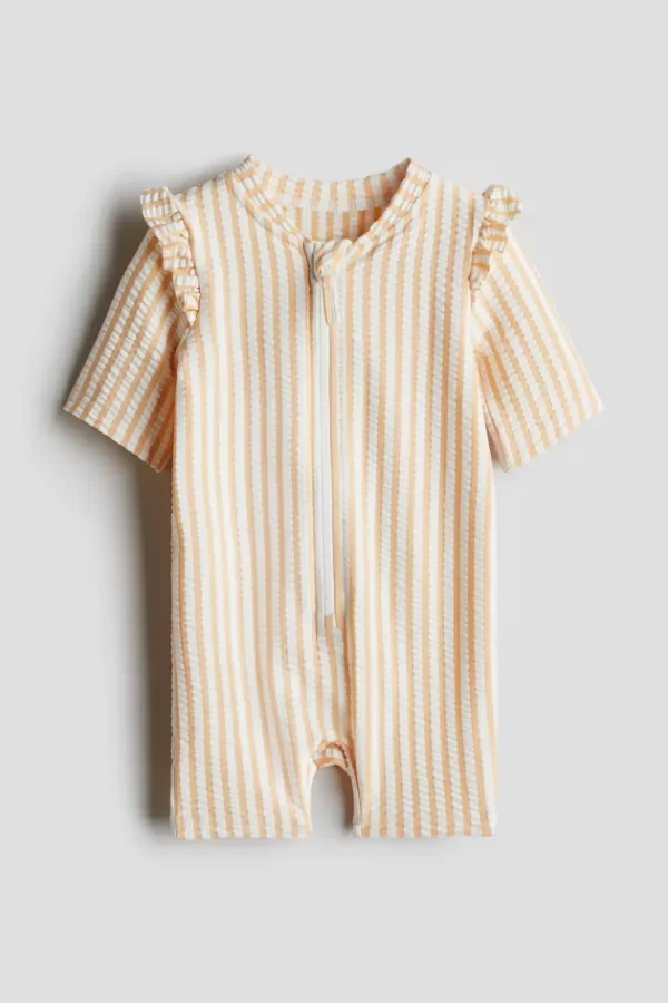 Producto - Traje de baño HyM rayado con protección Uv 50 - 0