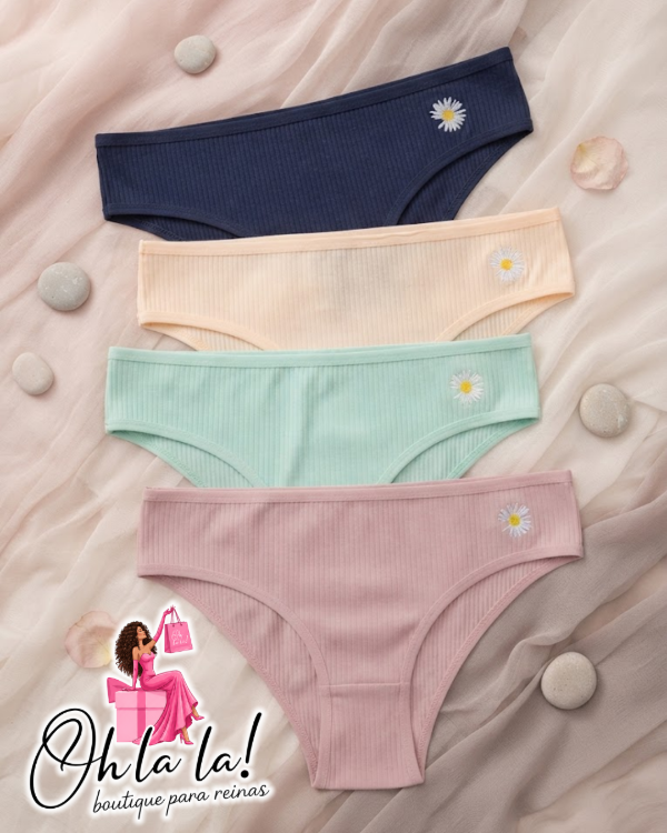 Producto - MANDY XL VEDETINAS DE MORLEY XL CON BORDADO DE MARGARITA - 3
