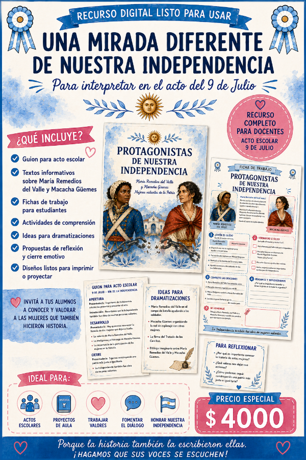 Producto - MUJERES DE LA INDEPENDENCIA