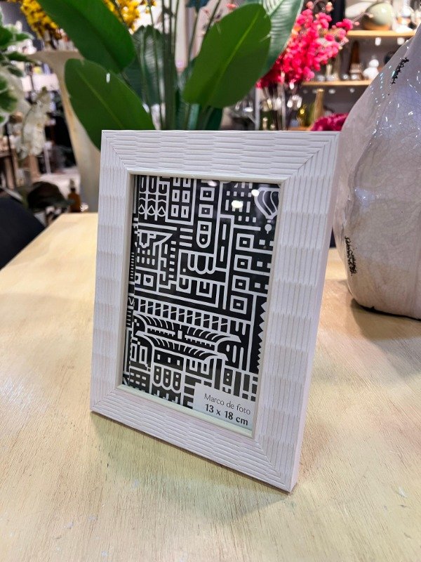 Producto - Portarretrato blanco 13x18cm