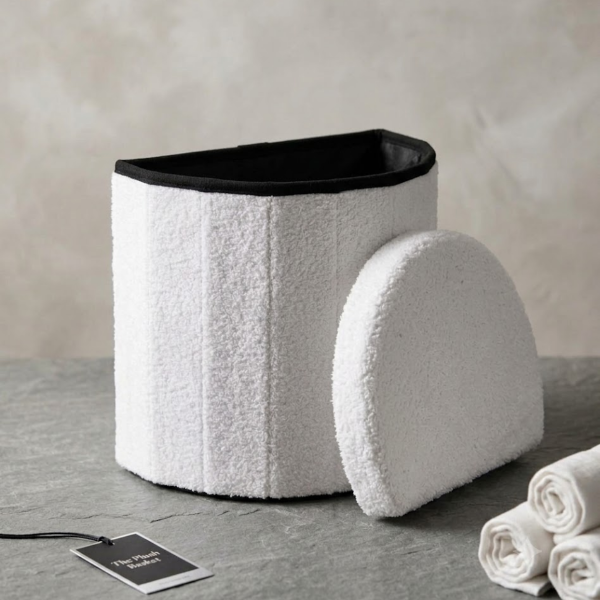 Producto - Puff Baúl Organizador De Calzado Y Guardado Medialuna - 4