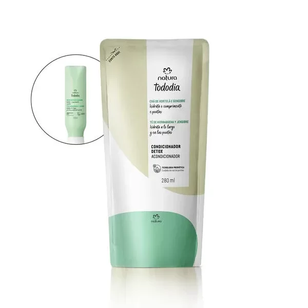 Producto - Repuesto Acondicionador Detox Té de menta y jengibre 280 ml