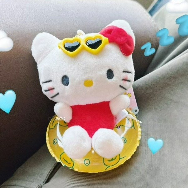 Producto - Llavero hello kitty blanca playera 13cm - 0